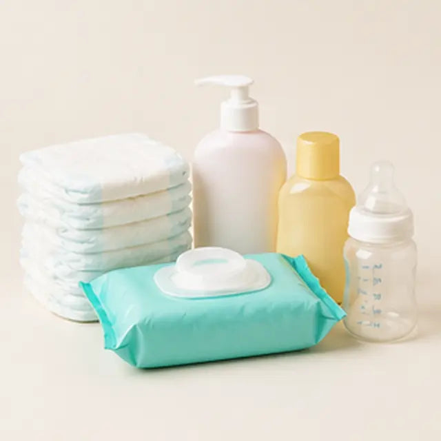 Diapers, wipes, and baby-care items